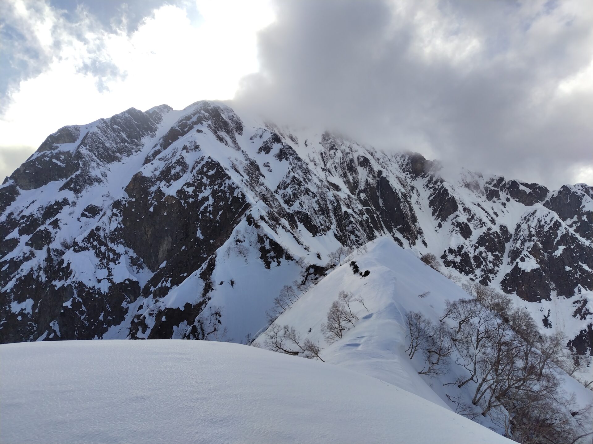 鹿島槍ヶ岳 北壁主稜（敗退）│栃木県の社会人山岳会 グループ・ド・ミソジ