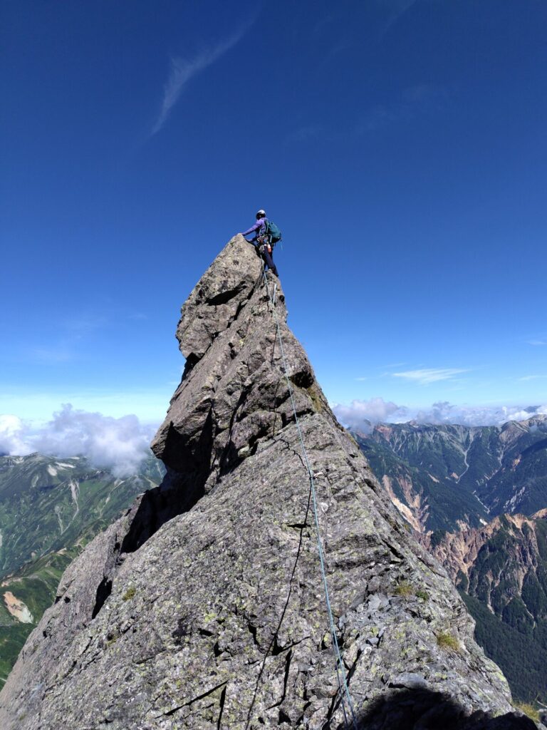 槍ヶ岳 西稜│栃木県宇都宮市の社会人山岳会 グループ・ド・ミソジ